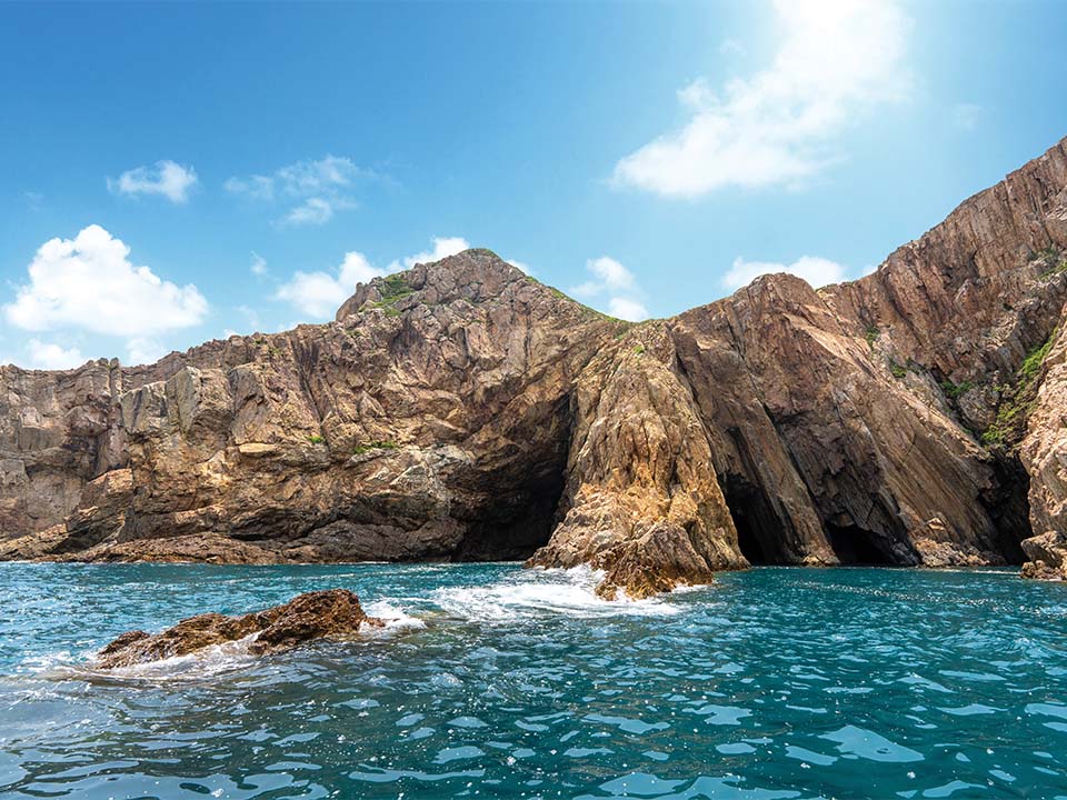 ช่องหินบนหมู่เกาะ South Ninepin