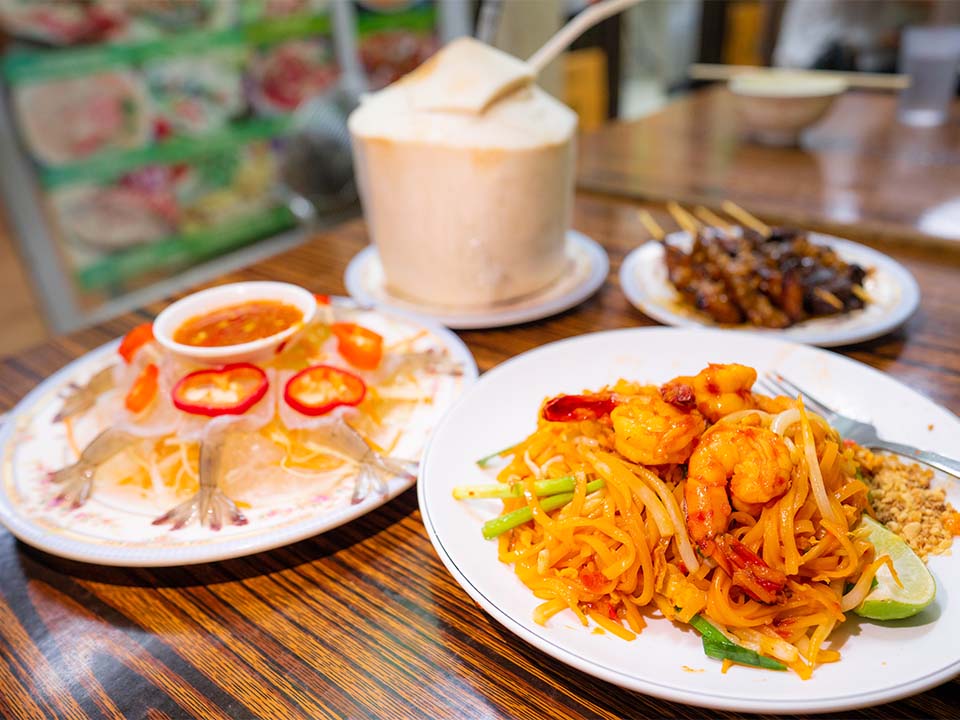 ร้านอาหารทันสมัยในไซกุงที่ให้บริการอาหารไทย