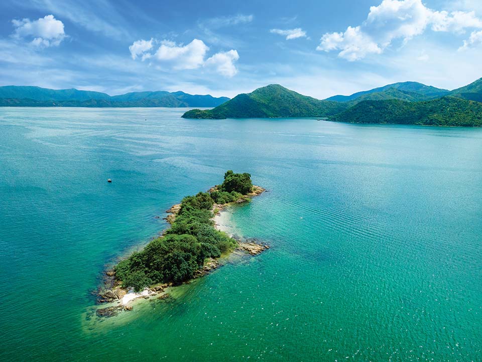 Pemandangan mata burung Sam Pui Chau