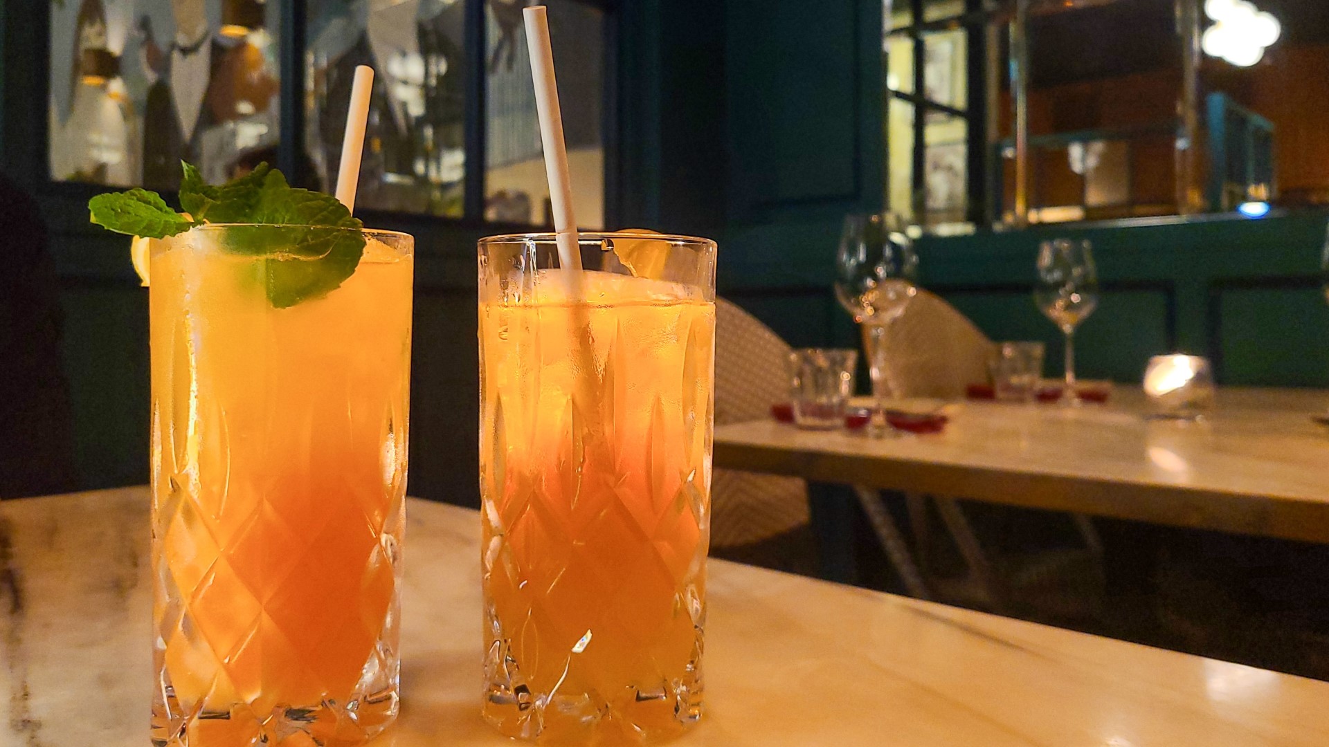 Refreshing mocktails at La Garcon Saigon