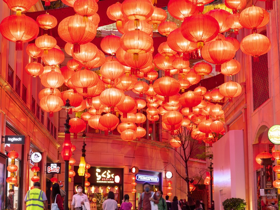 Lee Tung Avenue ‘Lanterns-Lit Year of the Dragon'