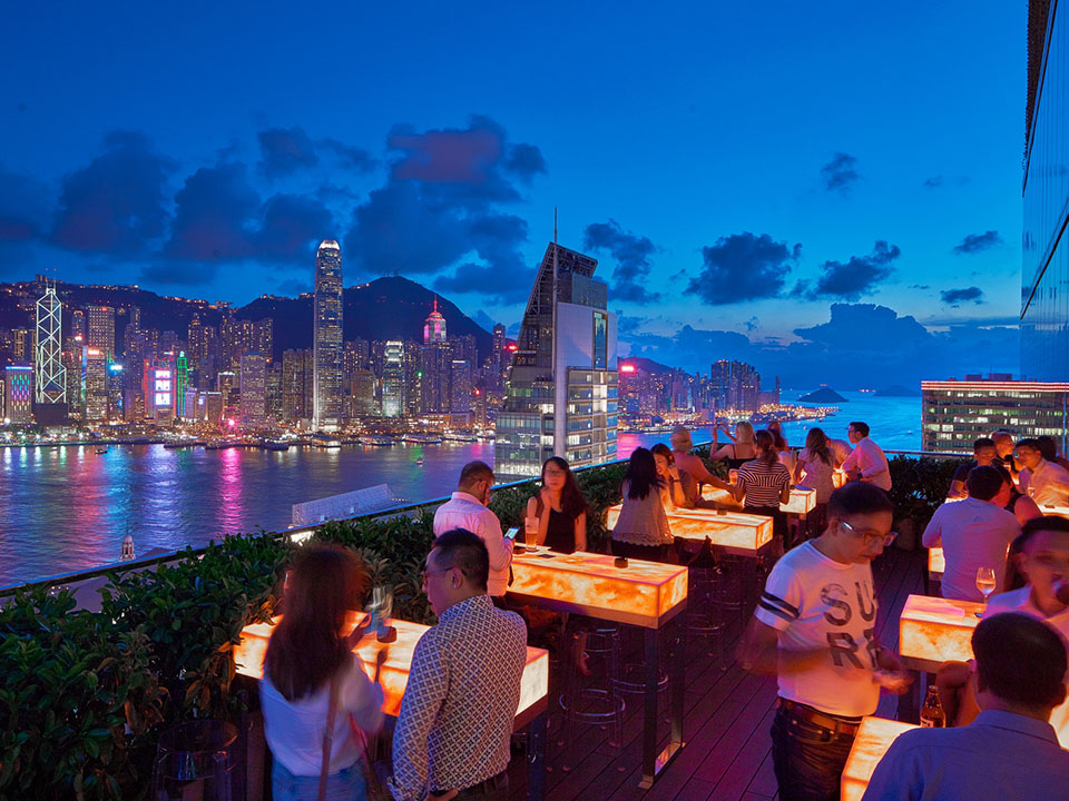 香港10個絕佳景致天臺酒吧