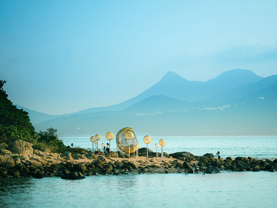 Moonrise in Daylight by Breakthrough Art Studio is one of the featured artworks on Sharp Island