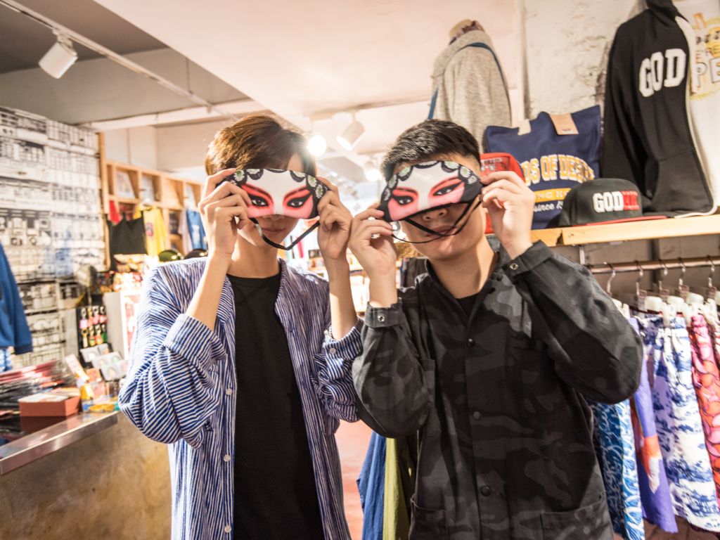 Kantonese opera oogmasker