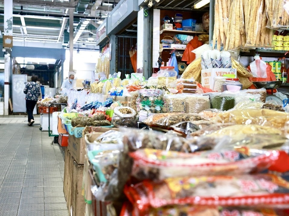 Dried Seafood Street in sha tau kok