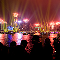 The enhanced edition of ‘A Symphony of Lights’ featured special pyrotechnic effects  