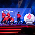 Multi-time world champion Hong Kong Rope Skipping Club put on an energetic show at the Hong Kong New Year Countdown Celebrations 