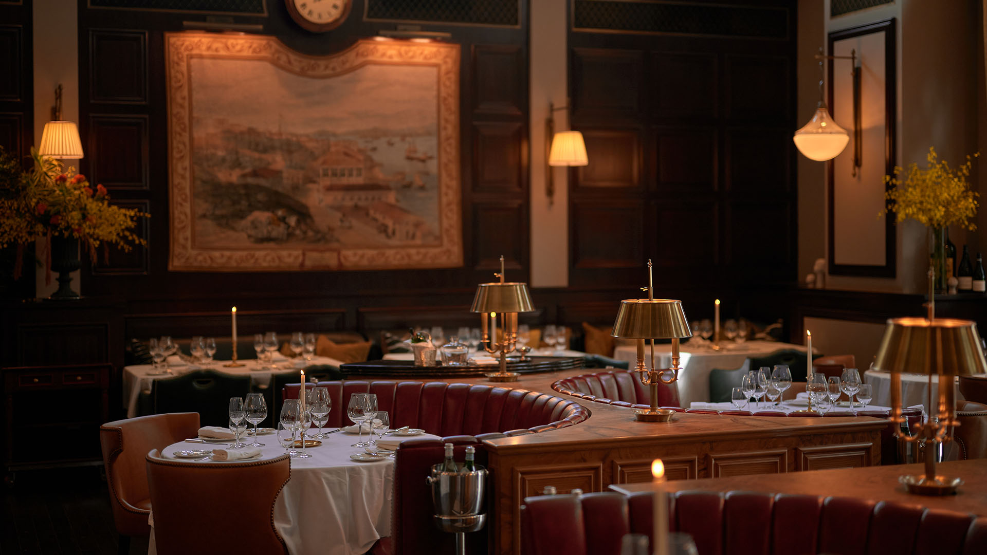 The dining room of The Magistracy at Tai Kwun
