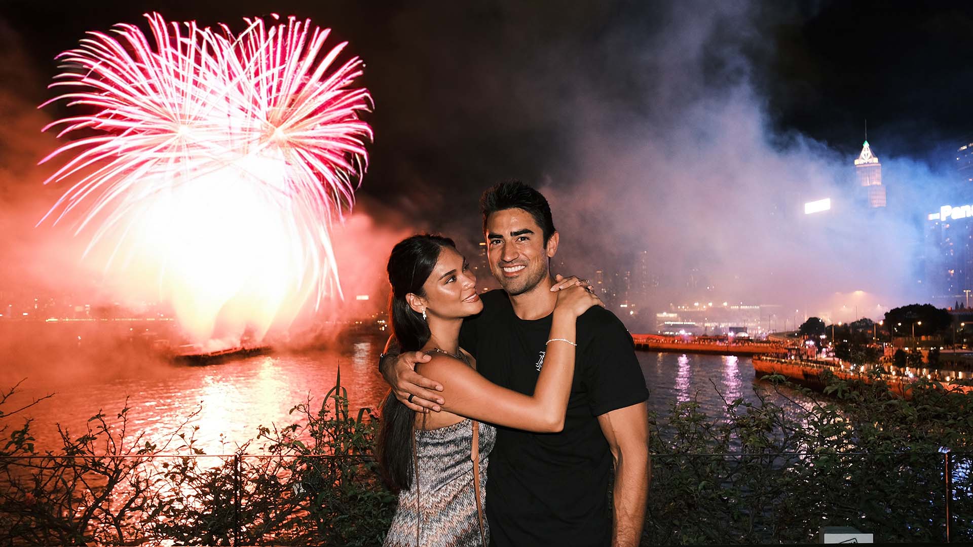 Pia and Jeremy Jauncey in Hong Kong