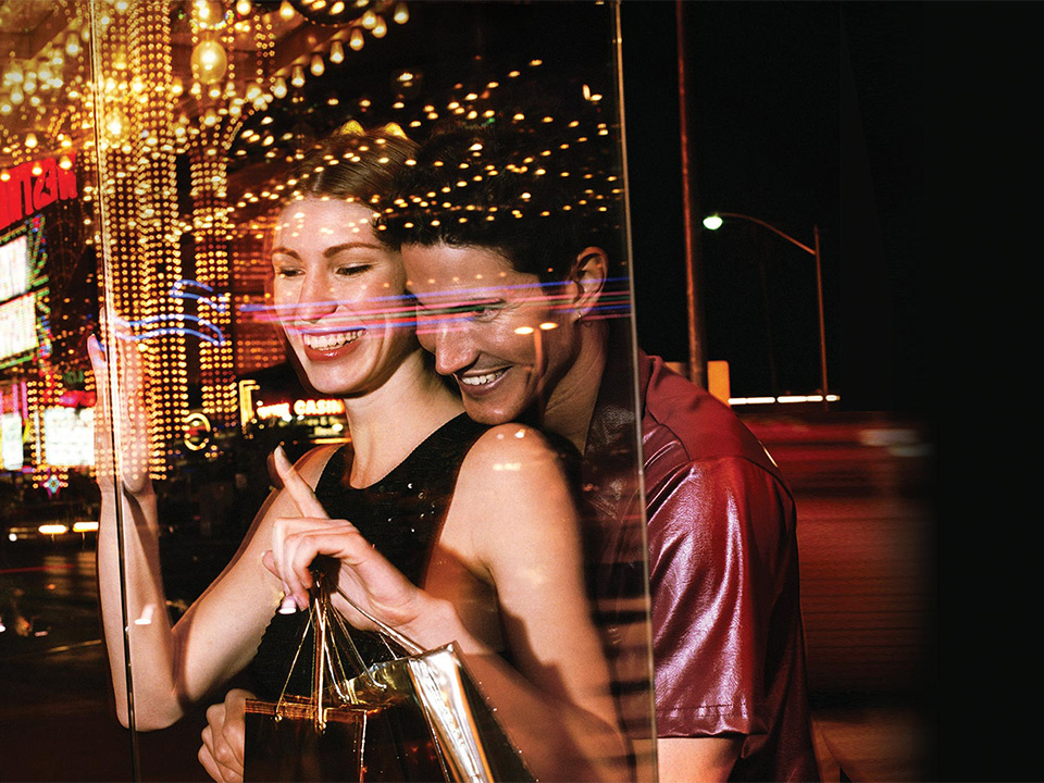 Couple enjoying Nightlife